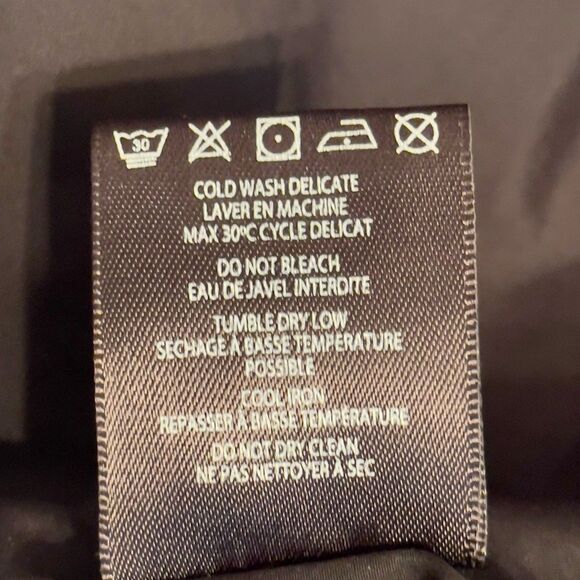 Slate & Stone Classic Black Zip Bomber Jacket Lightweight Lined Pockets Medium M - Picture 7 of 7